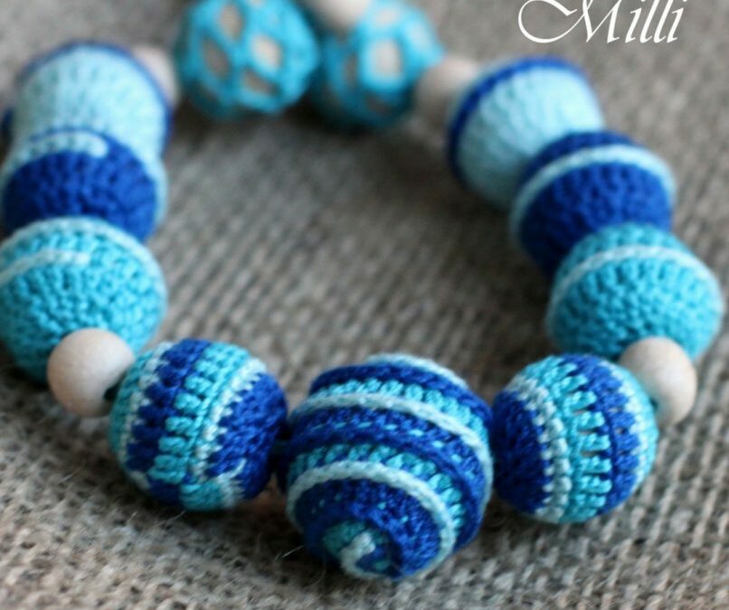 Nursing (teething) necklace by Milli Crafts (Israel)