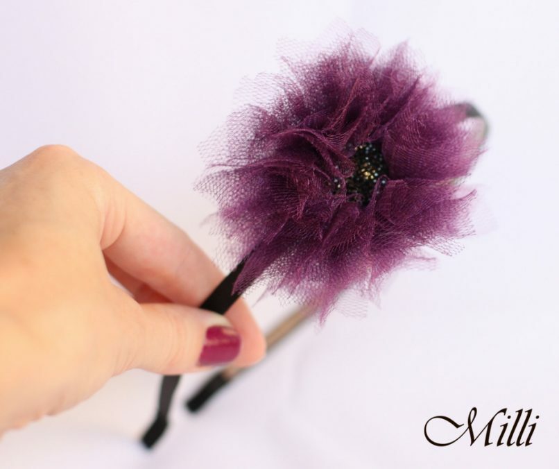 Violet flower by MilliCrafts