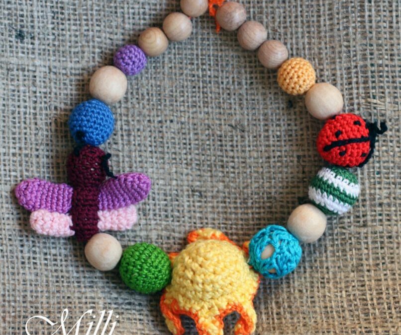 Crochet Handmade Summer Necklace by Millicrafts.com